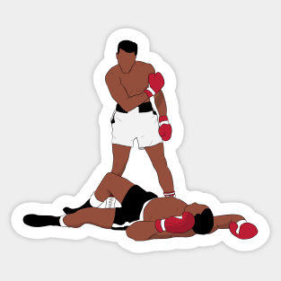 Muhammad Ali vs. Sonny Liston Sticker